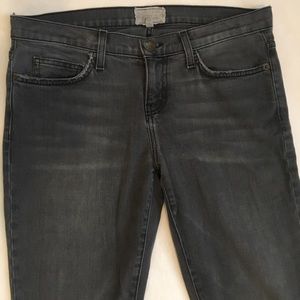 Black Faded Current Elliot Straight leg jeans
